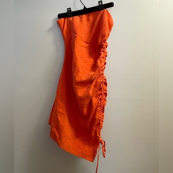 Sndys NOBU Strapless Ruched Mini Dress. Size S/M - Picture 6 of 10